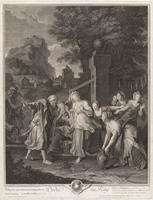 KG 13149
<br/>
Rebecca en Eliezer bij de bron
<br/>
<em>Drevet, Pierre Imbert (1697-1739)</em>